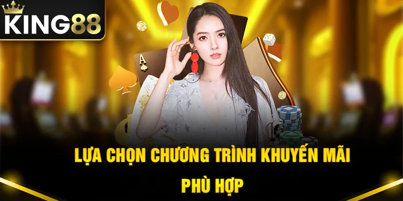 Chọn vào chuyên mục khuyến mãi của King88